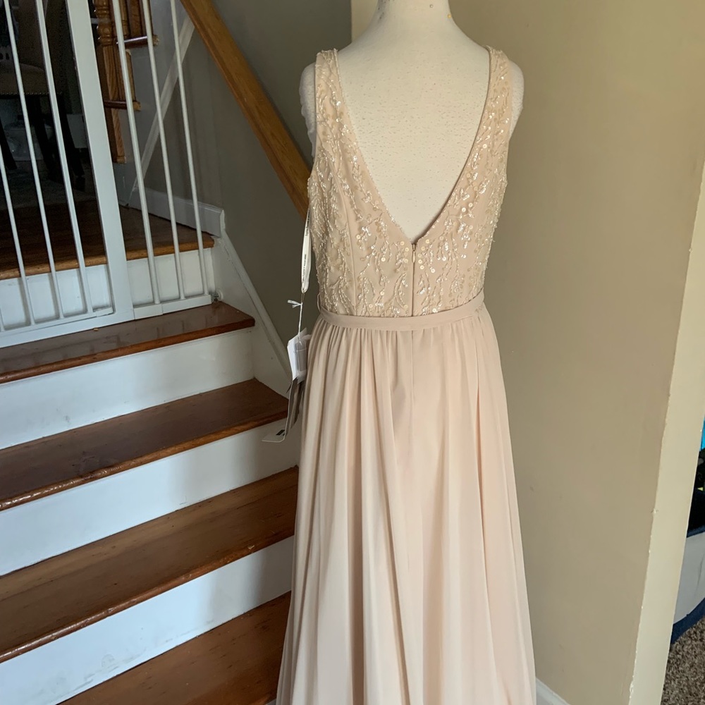 Mori Lee 20472 champagne size 14 - Picture 4 of 8